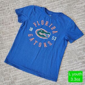 University of Florida Gators UF short sleeve shirt blue size L youth